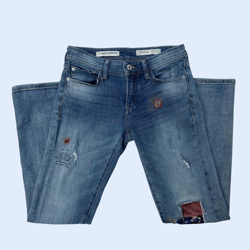 Anthropologie Pilcro patchwork jeans